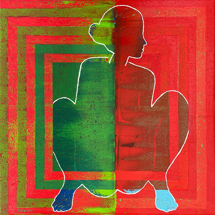 Brtween Green and Red