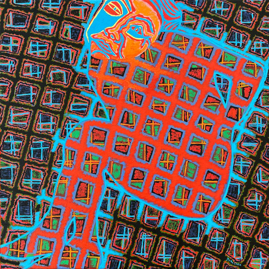 Man in a Square Space