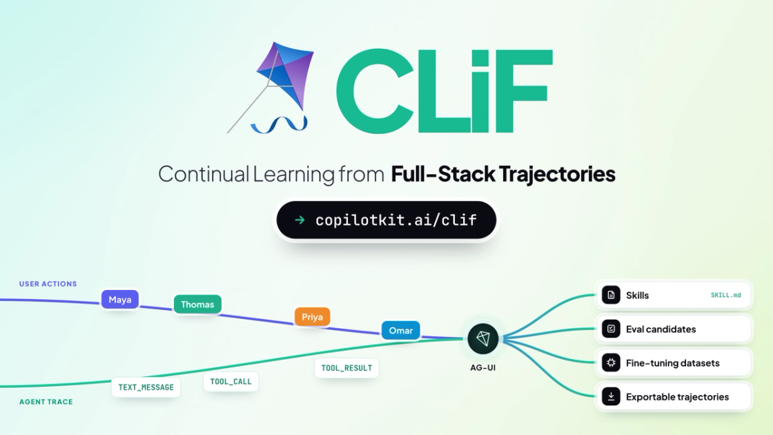 Introducing CLiF: Continual Learning from Full-Stack Trajectories
