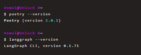 langgraph version