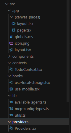 project structure