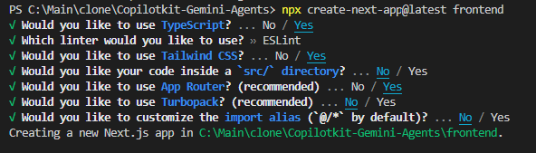 nextjs frontend