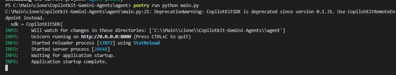 running backend locally