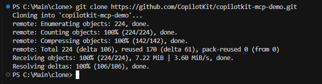 git clone