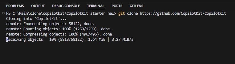 copilotkit repo clone