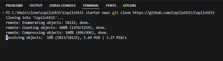 copilotkit repo clone