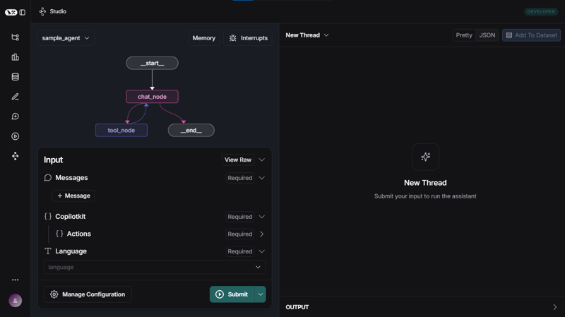 local LangGraph studio