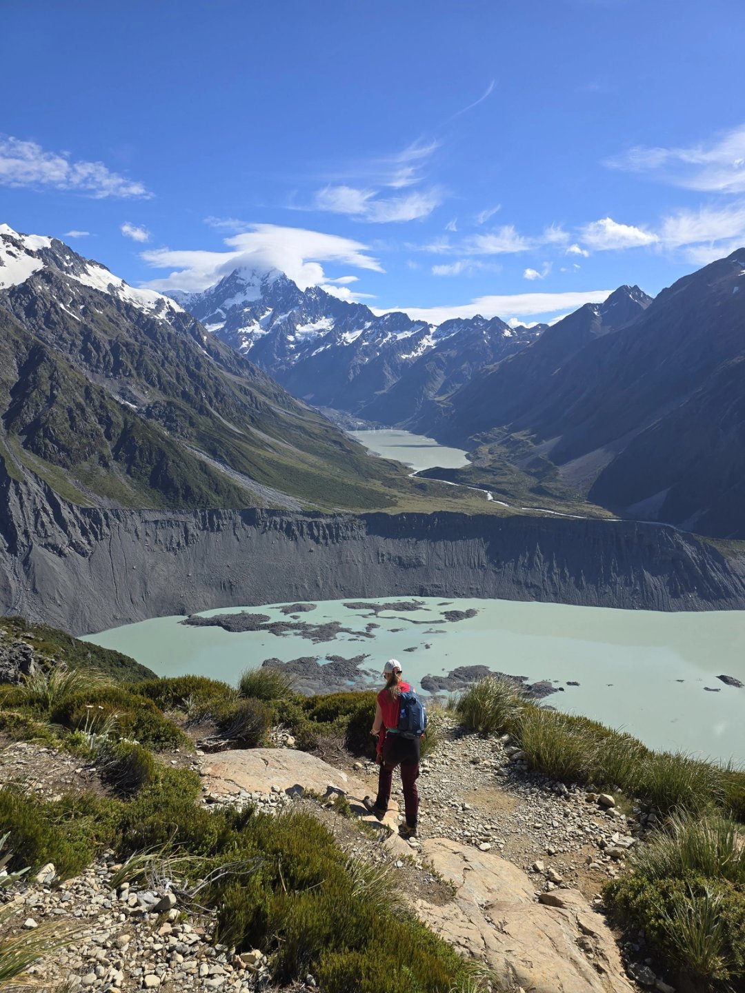 Two Mount Cook hikes: the easy one and the hard one
