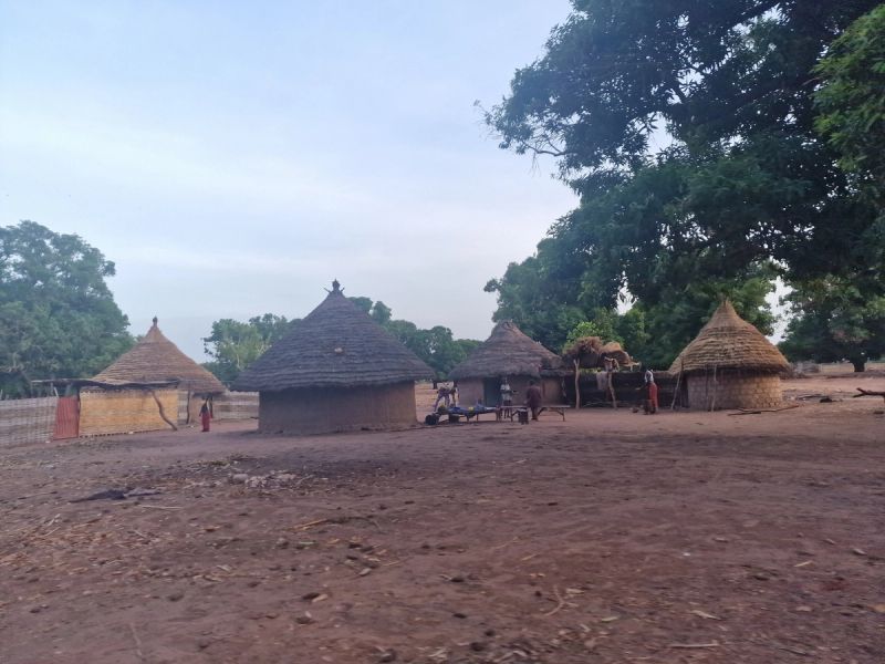 The hotel in Koundara that made us rent twelve rooms