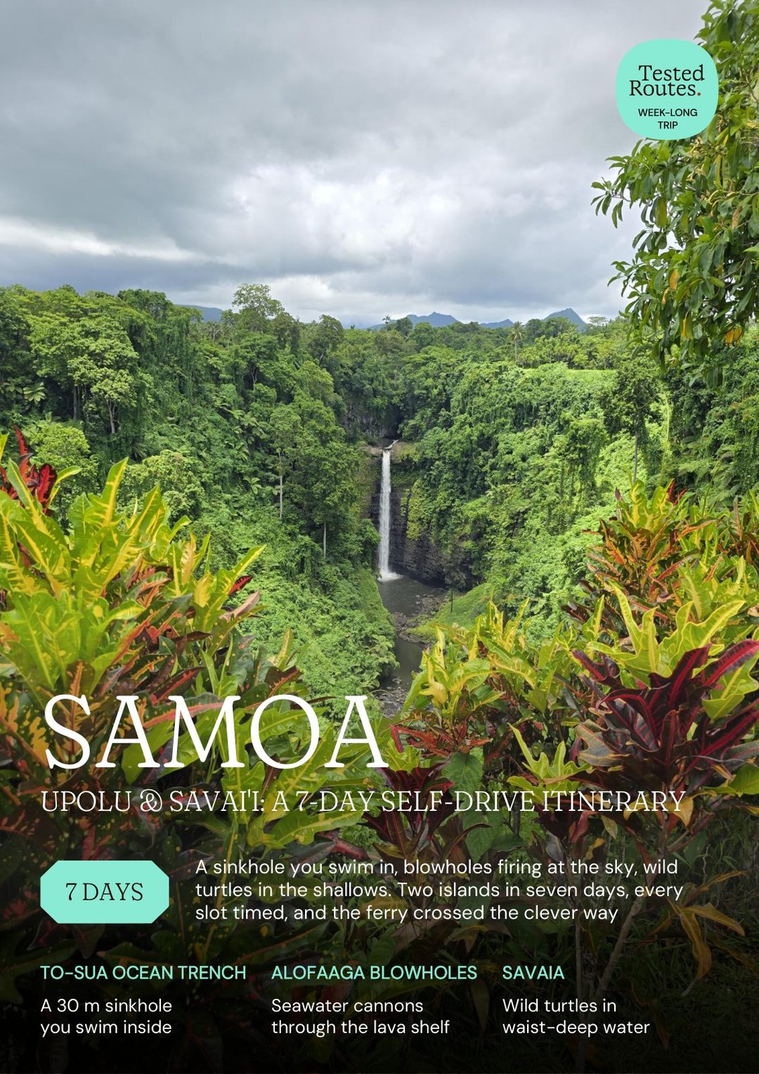 Samoa in a Week: Upolu & Savai'i Self-Drive