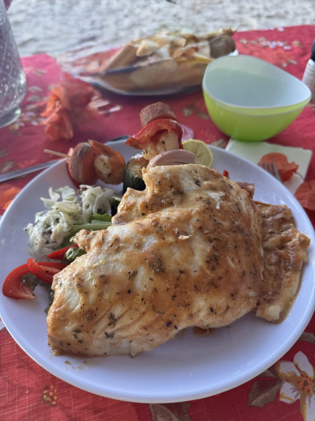 A barefoot beach dinner, the surprise that closed our Seychelles trip