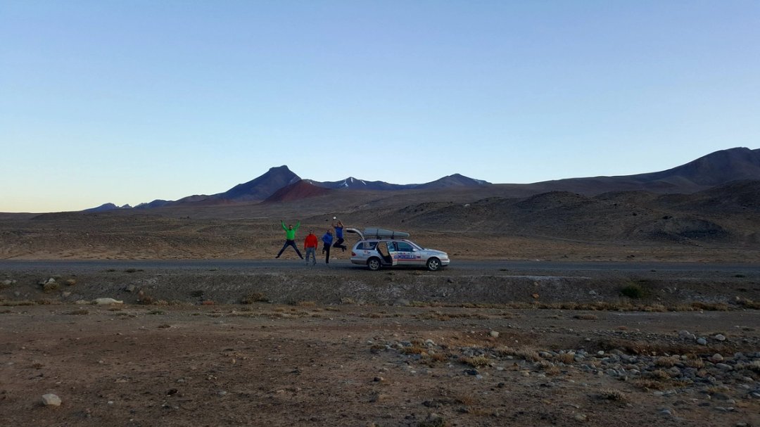 The Pamir Highway, at twenty kilometres an hour