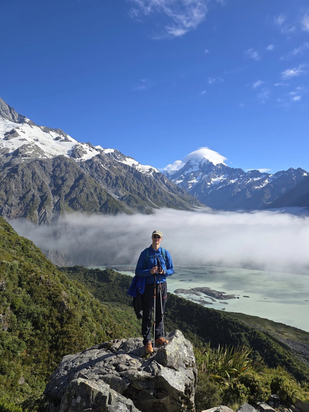 Two Mount Cook hikes: the easy one and the hard one