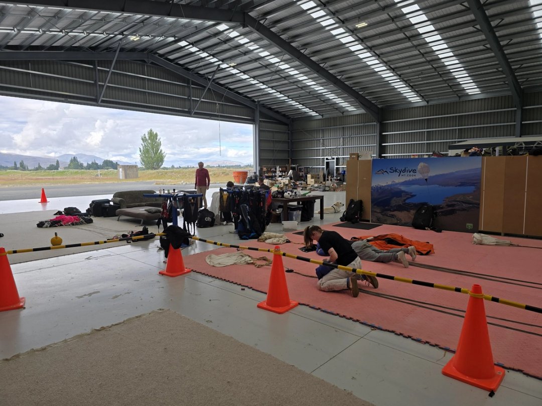 Talking my wife into a skydive over Mt Cook