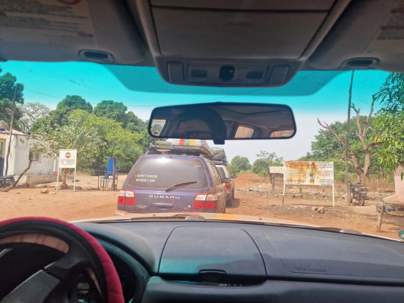 Into Guinea: the border that is a rope