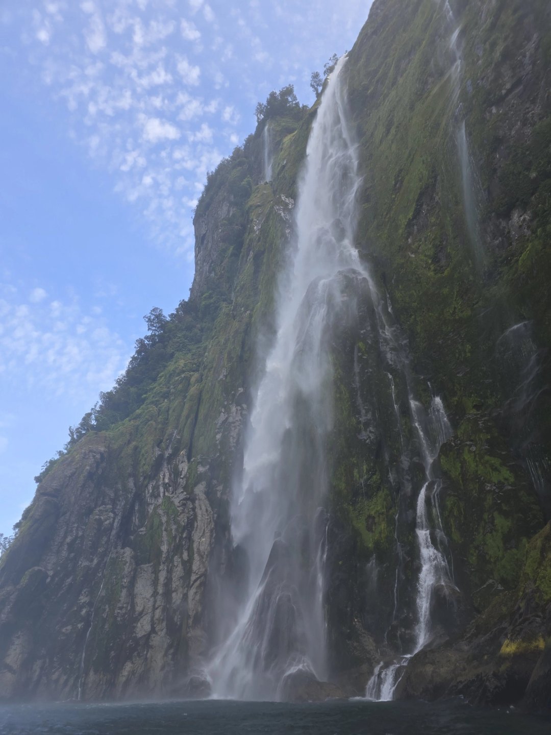 Kayaking into Milford Sound