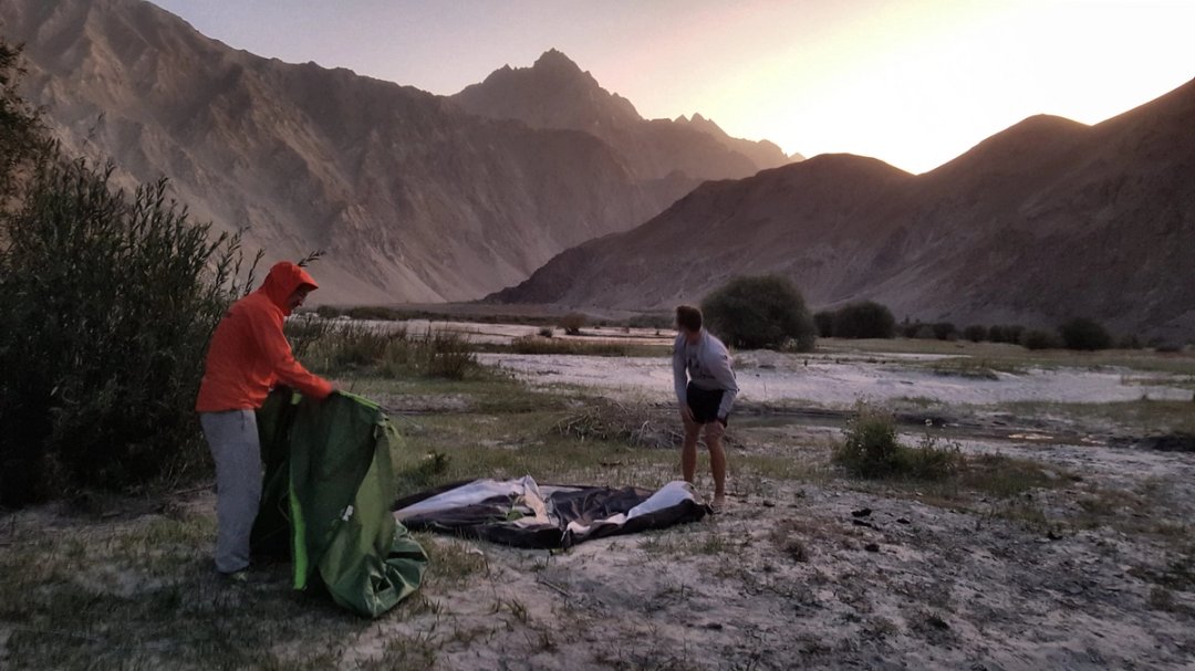 The Pamir Highway, at twenty kilometres an hour