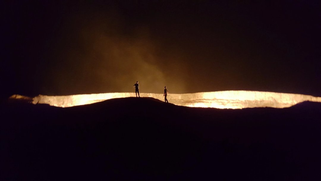 The Gates of Hell, at four in the morning