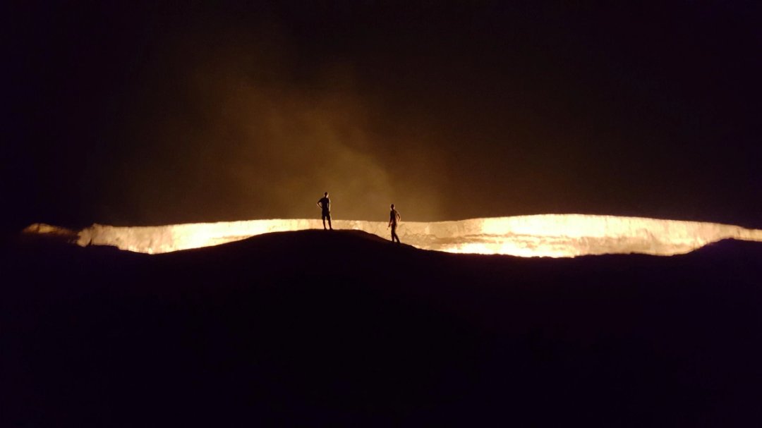 The Gates of Hell, at four in the morning