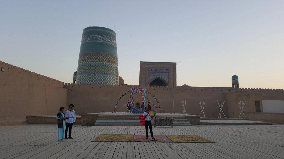 My brother won a melon arm-wrestling in Khiva