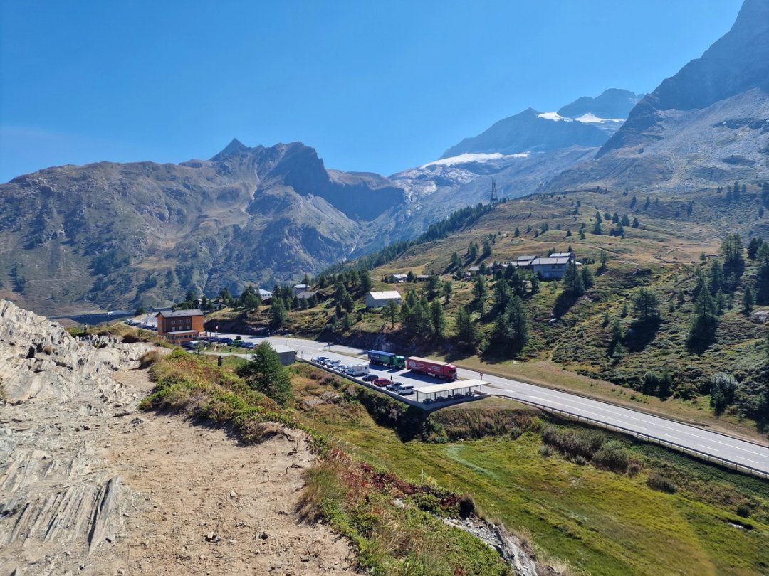 Simplon Pass to Saas Fee