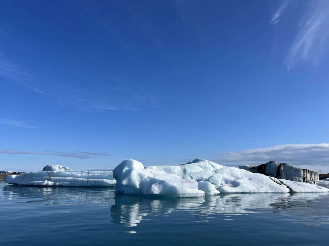 The glacier lagoon you can reach without a tour