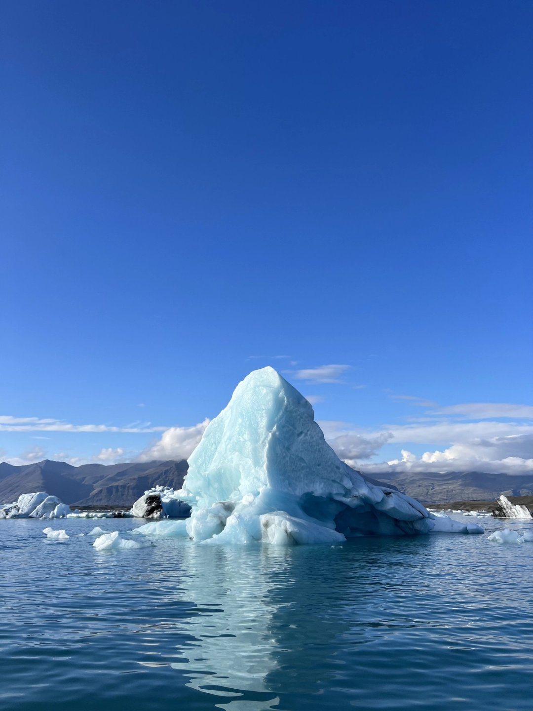 The glacier lagoon you can reach without a tour