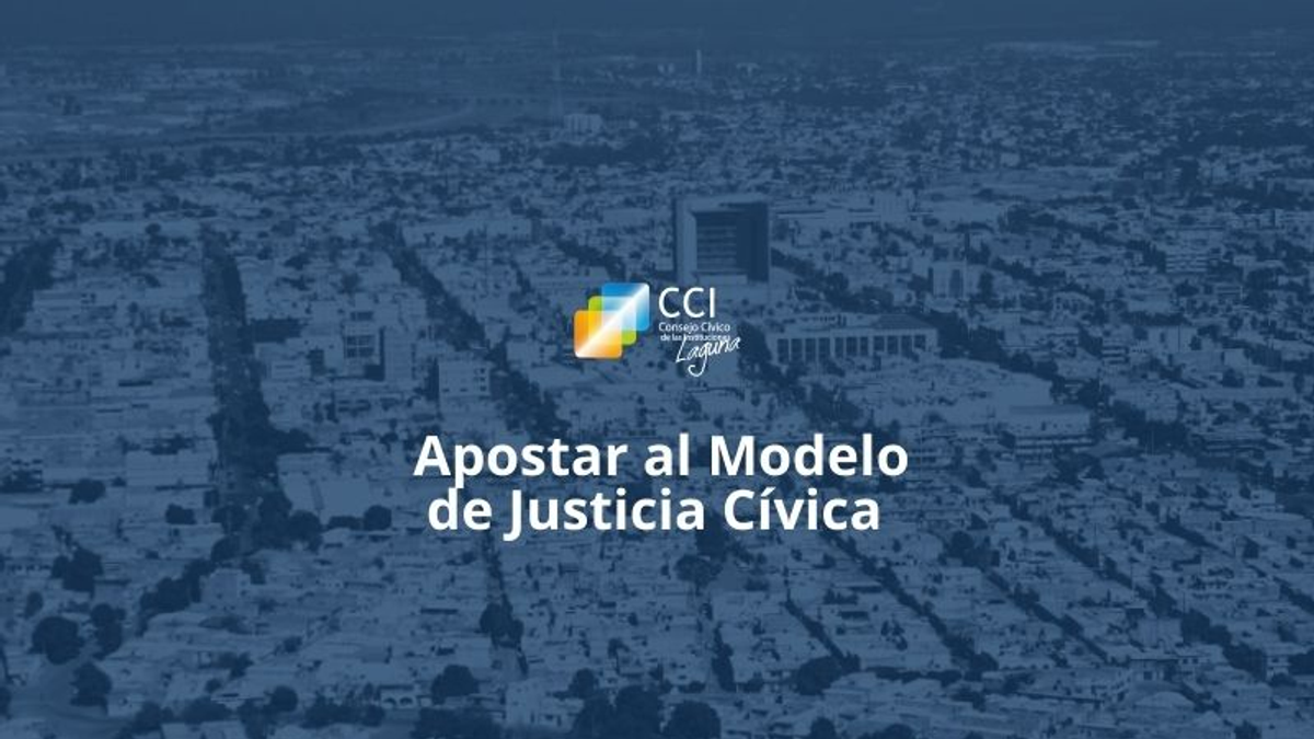 Apostar al Modelo de Justicia Cívica