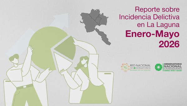 Reporte de Incidencia Delictiva de La Laguna del periodo enero - mayo de 2026 