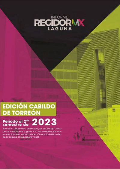 Regidor MX Laguna | Torreón | Período segundo-semestre 2023