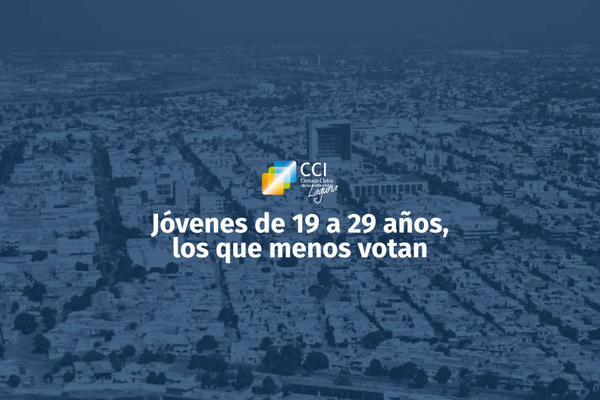Jóvenes de 19 a 29 años, los que menos votan