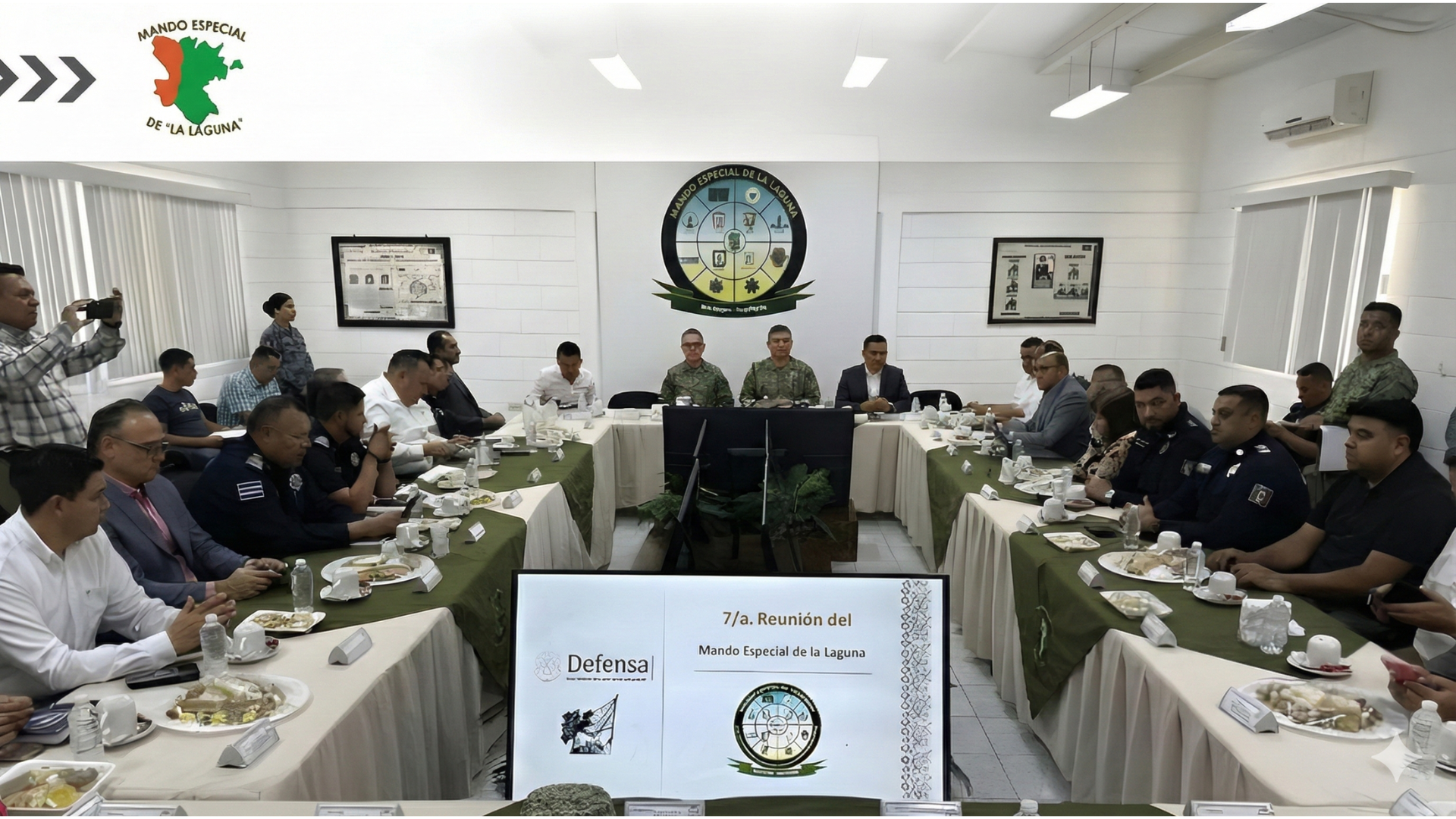 Participamos en la Reunión Mensual del Mando Especial de La Laguna, dando seguimiento a los avances y retos en materia de seguridad regional, como parte de una agenda permanente.