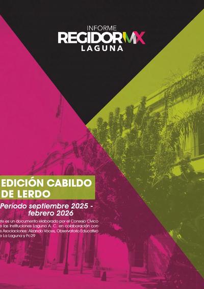 Regidor MX Laguna | LERDO | Período primer-semestre 2026
