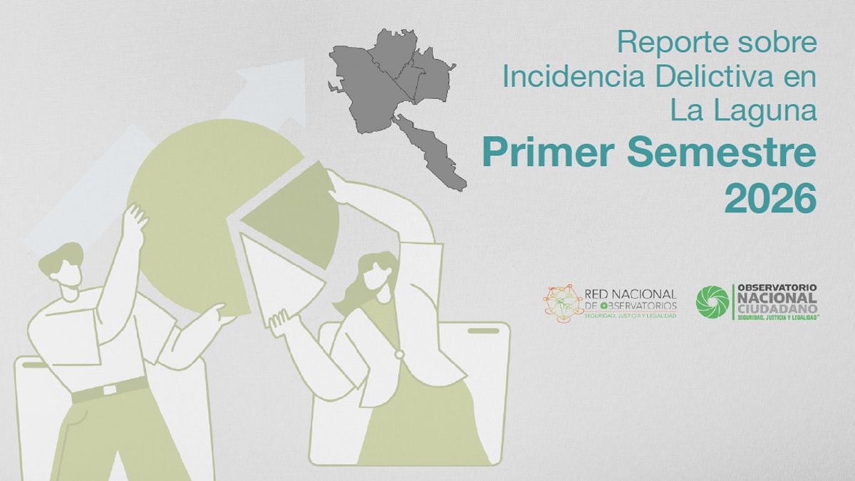 Reporte de Incidencia Delictiva de La Laguna del 1er semestre de 2026