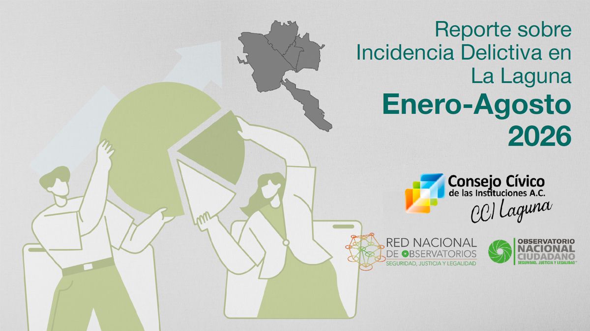 Reporte sobre Incidencia Delictiva en La Laguna Enero-Agosto 2026