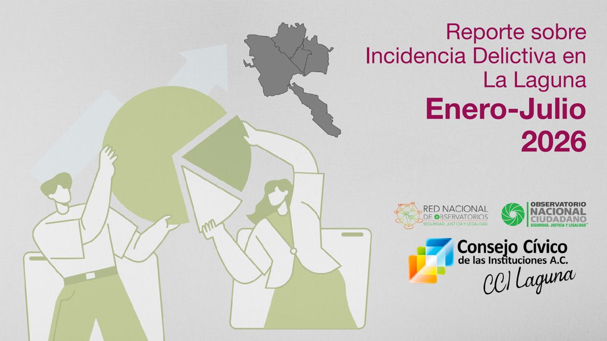 Reporte de Incidencia Delictiva de La Laguna del periodo enero a julio de 2026