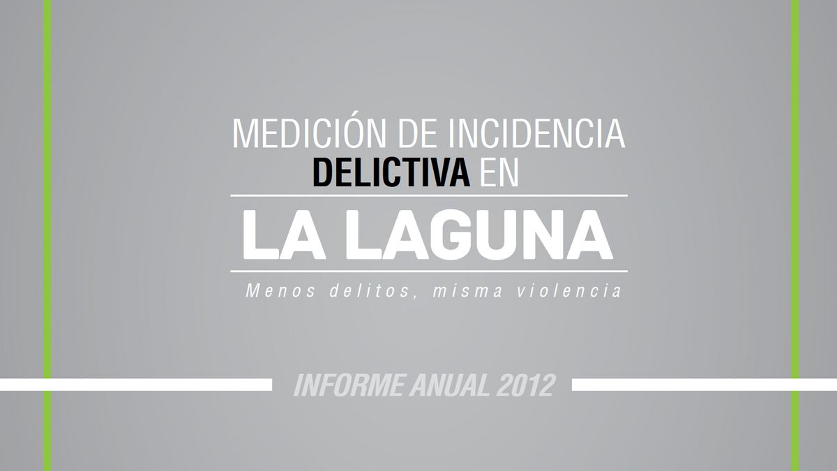 Reporte Anual de Incidencia Delictiva MIDLAG 2012