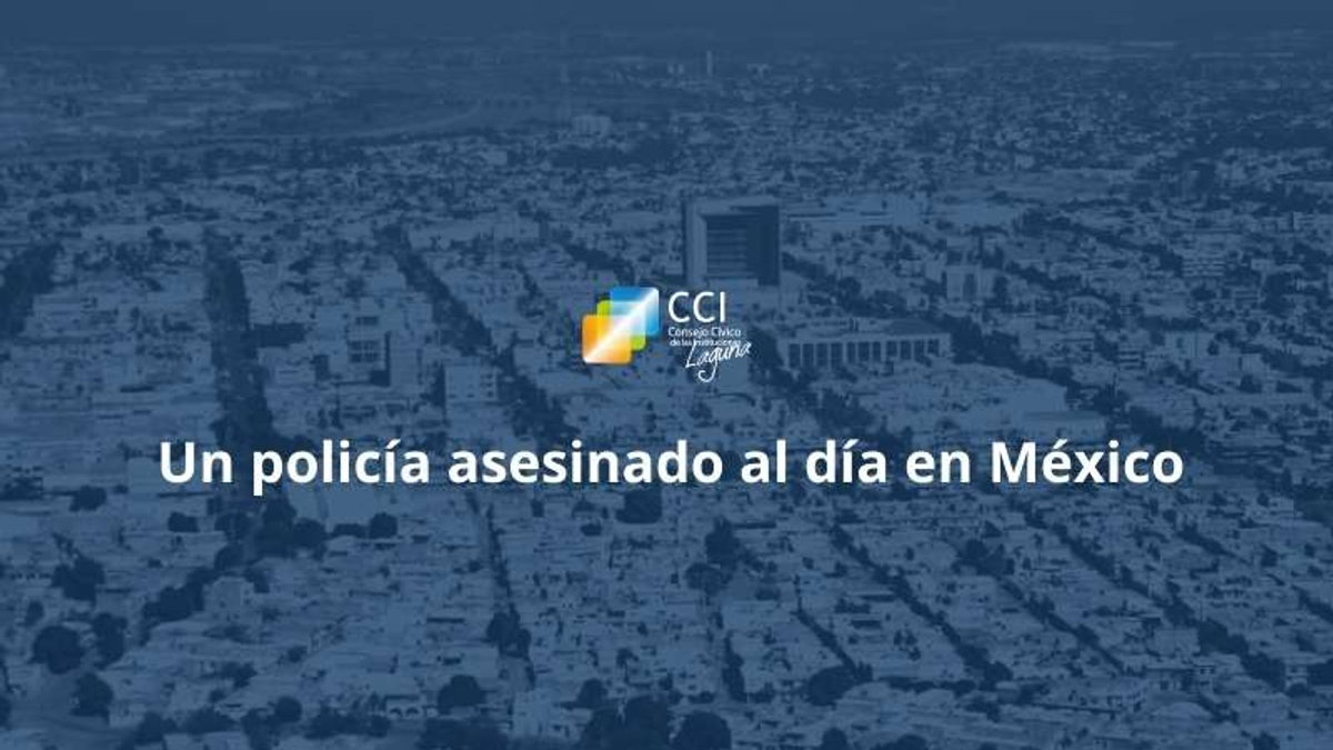 Un policía asesinado al día en México