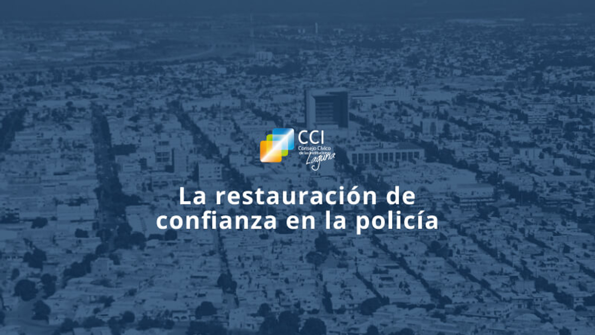 La restauración de confianza en la policía
