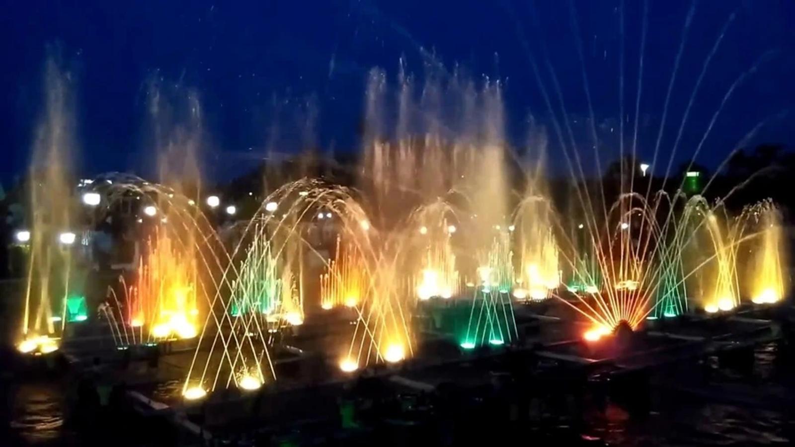 Water Fountain Show, Eco Park, New Town, Kolkata, fountain control by Lite Metal Industries