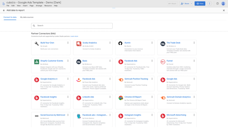 Looker Studio Pro Connectors