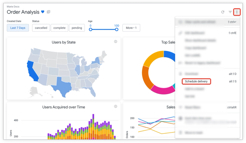 Looker Studio Pro Advanced Report Delivery