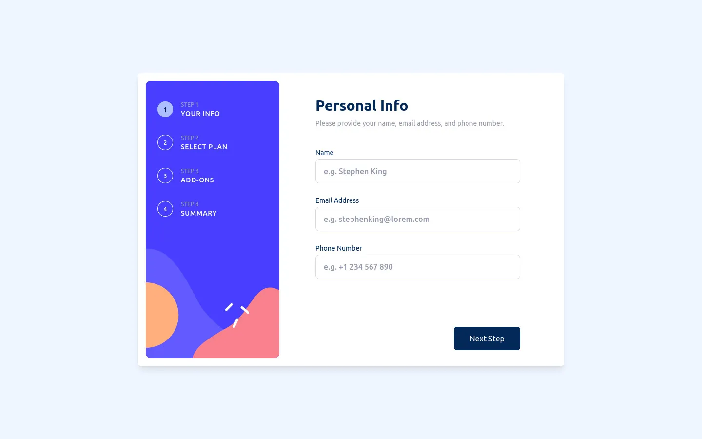 Multi Step Form, Tailwind, Vue, FormKit, Vite