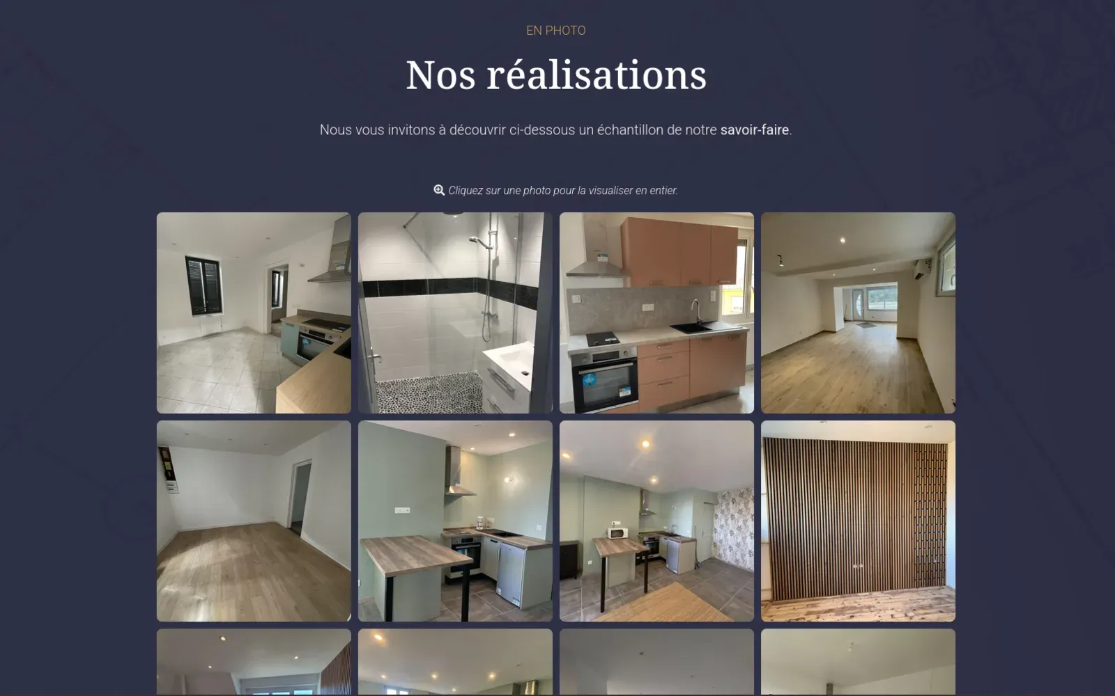 La page « Marchand de biens à Troyes et Argelès-sur-Mer » du site de MS Promotion