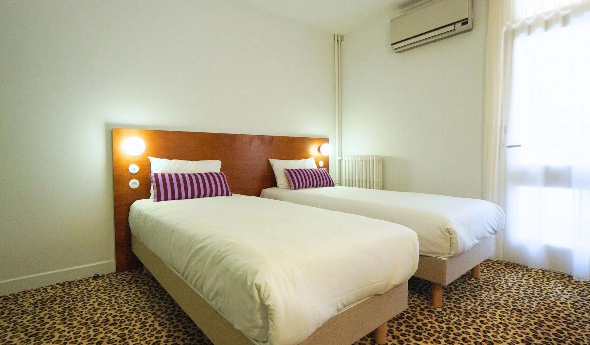 Chambre Lits Jumeaux Hôtel Le Moderne