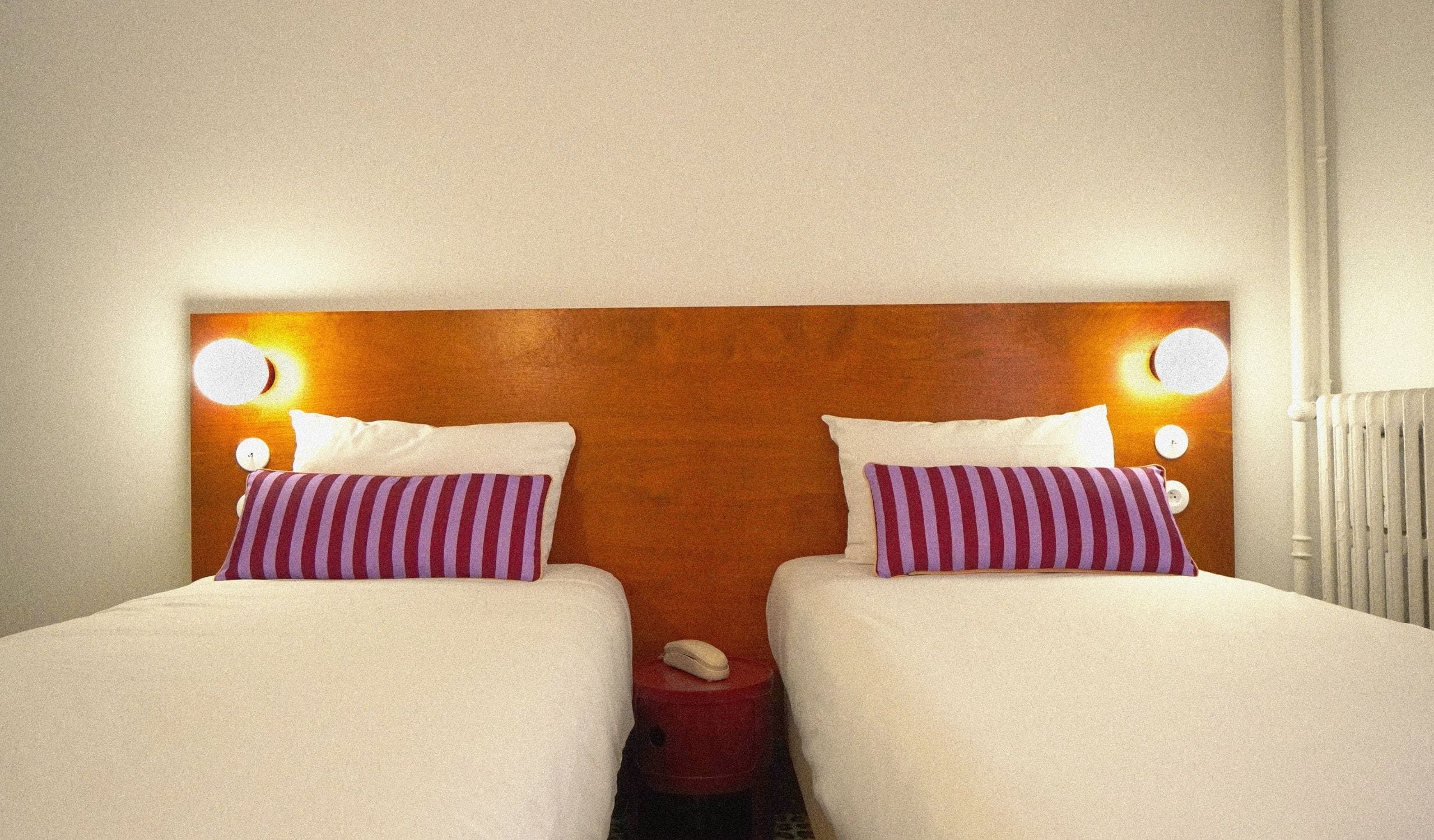 Chambre Twin 2 Lits Hôtel Le Moderne Toulouse