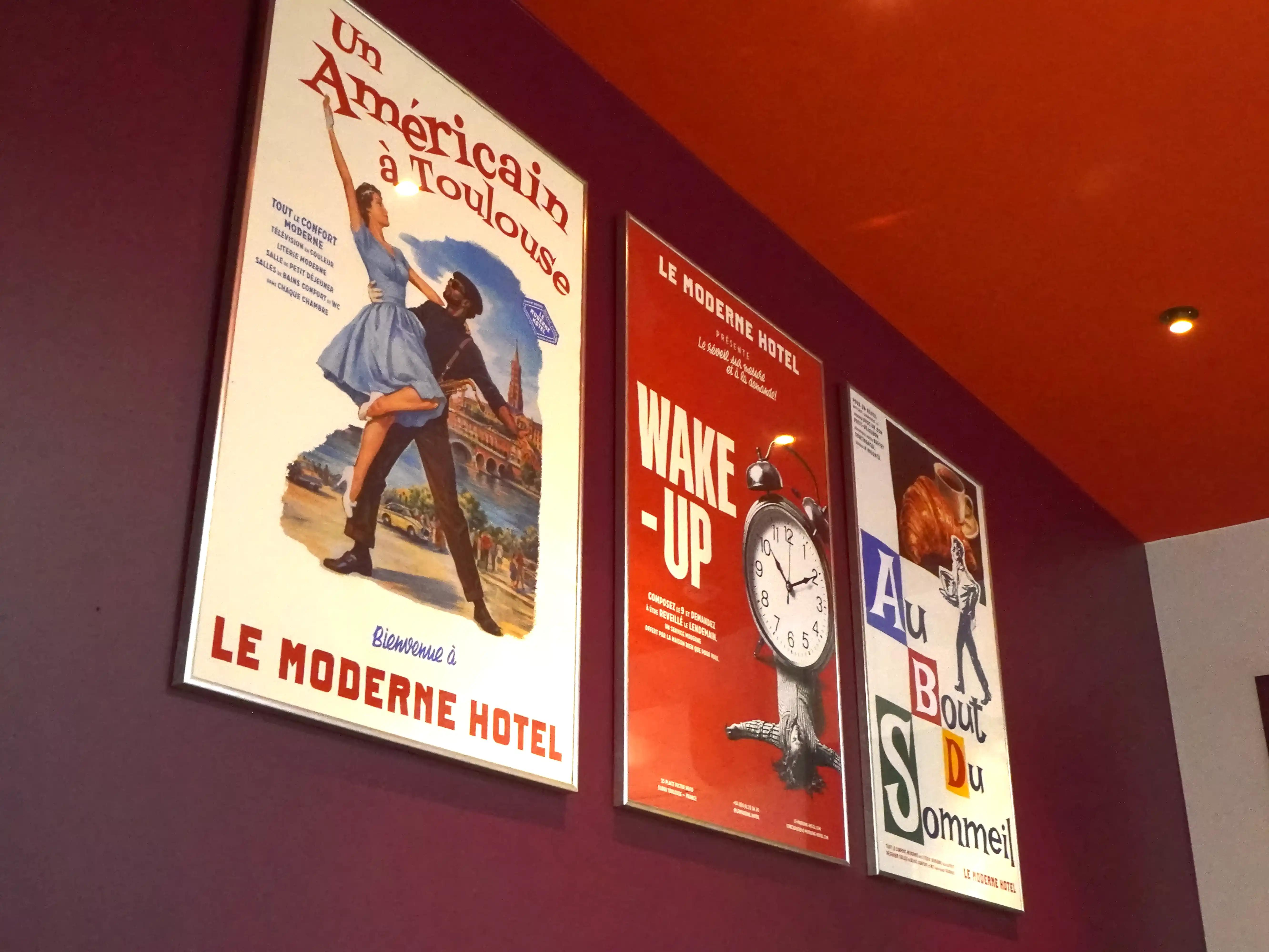 Salle de petit déjeuner Hôtel Le Moderne Toulouse