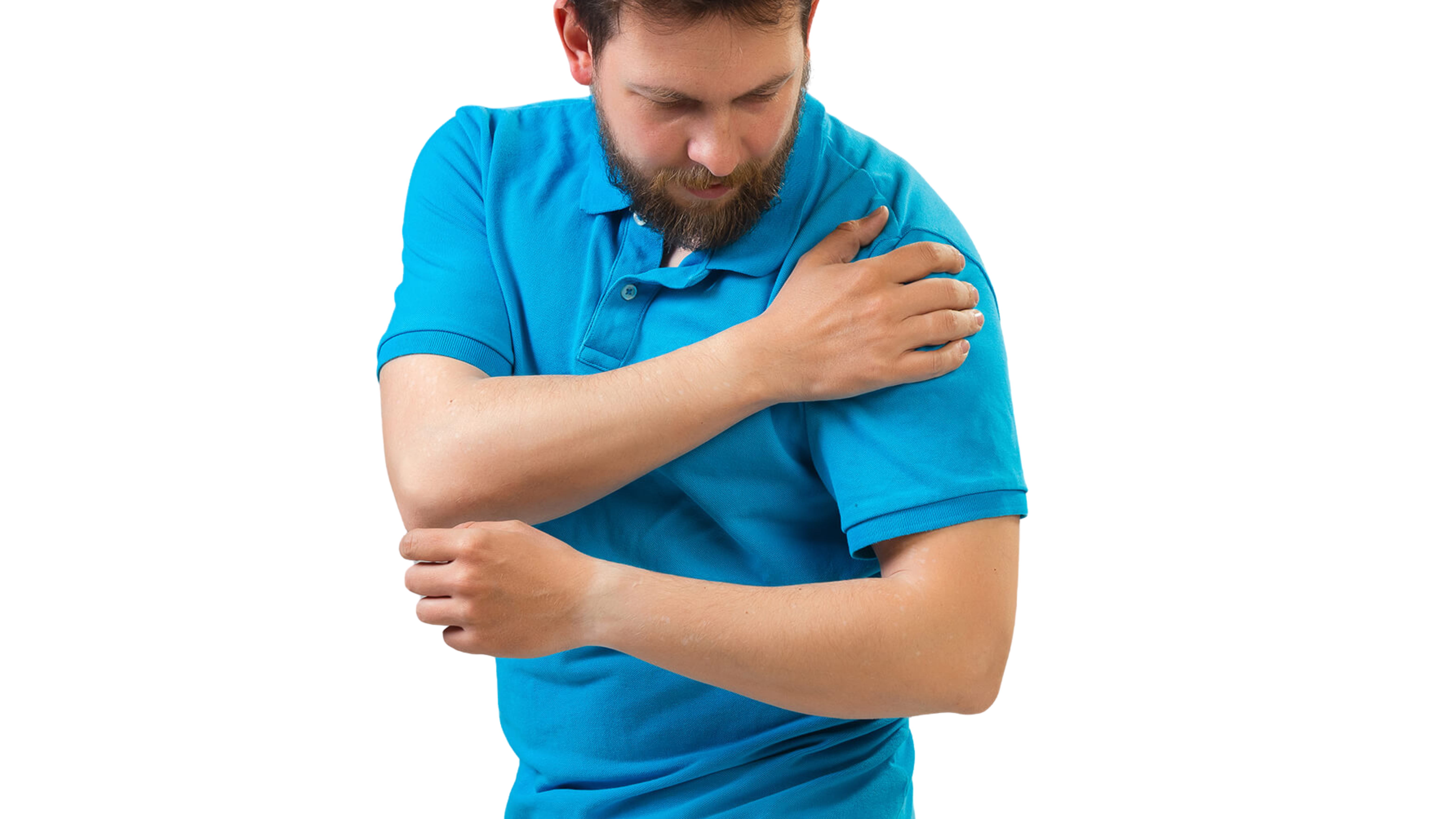 Shoulder dislocation injury medical illustration at Lux hospitals