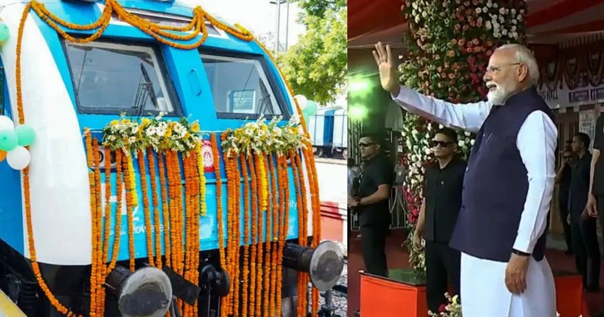 ഇന്ത്യയുടെ ആദ്യ ഹൈഡ്രജൻ ട്രെയിൻ: പ്രധാനമന്ത്രി ഫ്ലാഗ് ഓഫ് ചെയ്തു