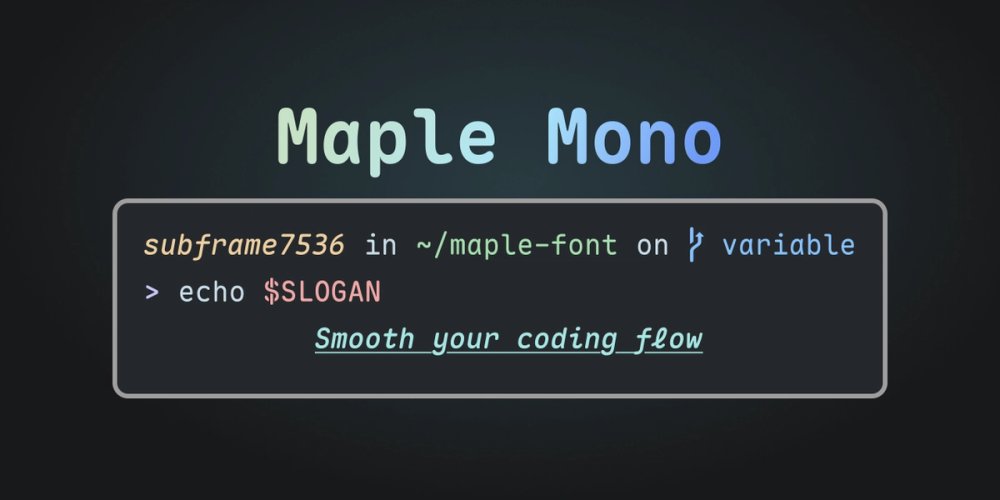 image of Maple Mono